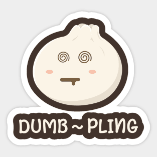 Kawaii Dumb Dumpling Sticker